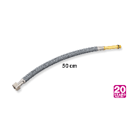 PET POLYMER HOSE DN8 F 1/2 M 10X1-L50 L 50 CM X EQUATION TAPS