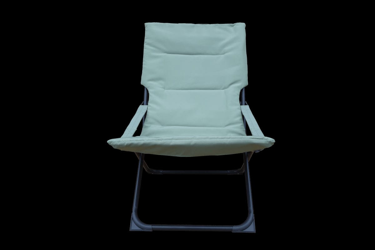 Bricocenter MARSELLA Relaxation chair steel, polyester green sage