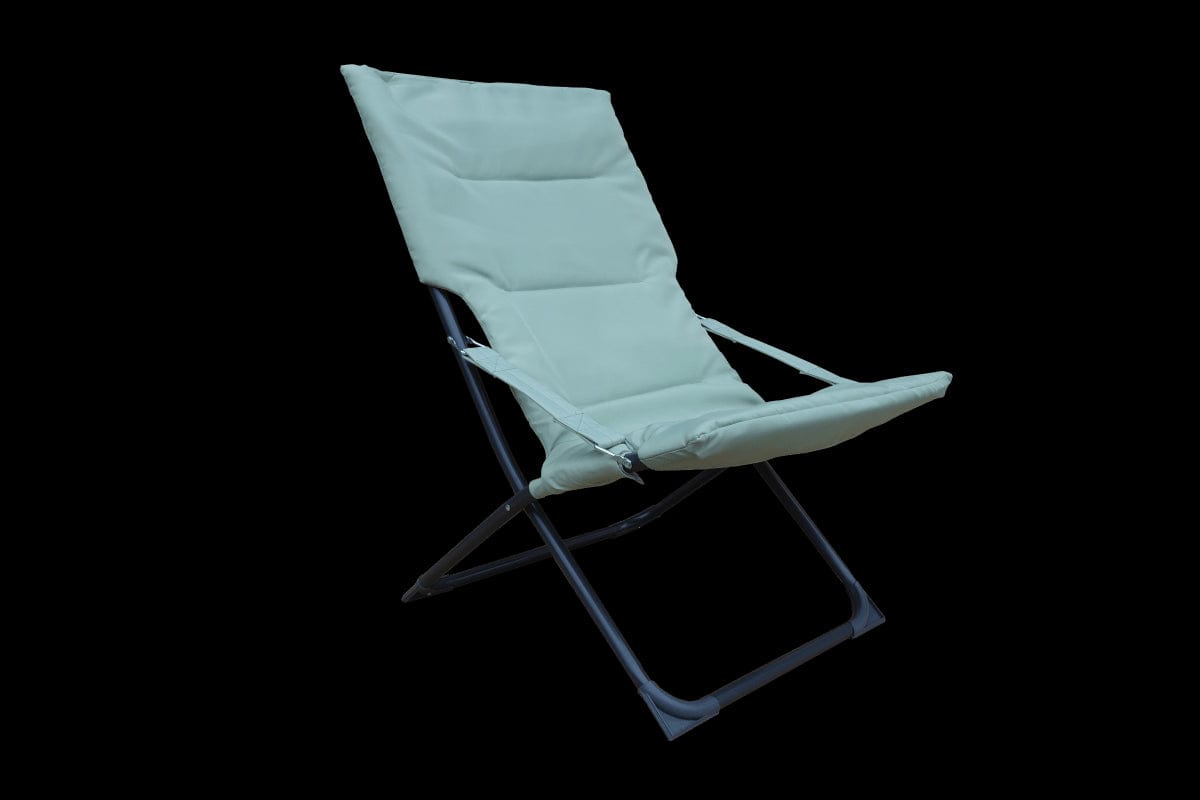 Bricocenter MARSELLA Relaxation chair steel, polyester green sage