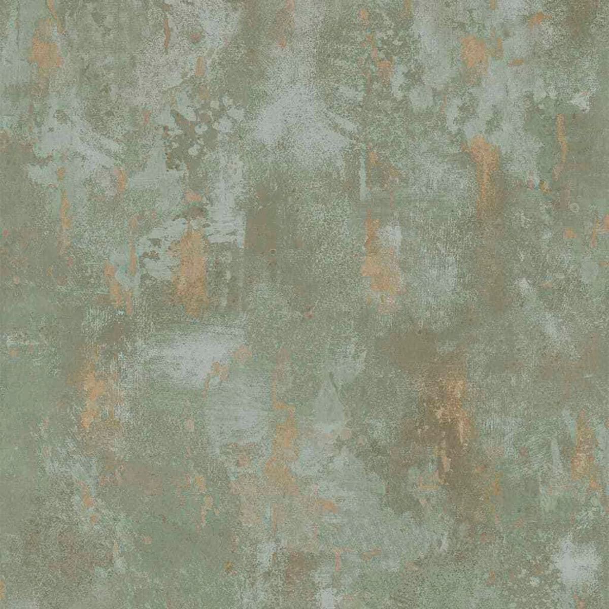 ALBERT GREEN AND GOLD WALLPAPER 53CMX10.5M