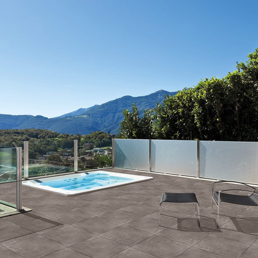Bricocenter CEMENT TILES BLACK 60X60X2cm ON ORDER