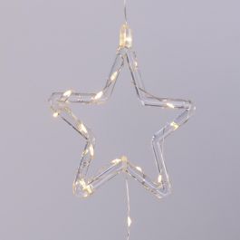 SET 3 TRANSPARENT STARS FOR HANGING. L