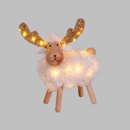 SHEEP 18XH23CM WITH 30 LEDS. POWER SUPPLY