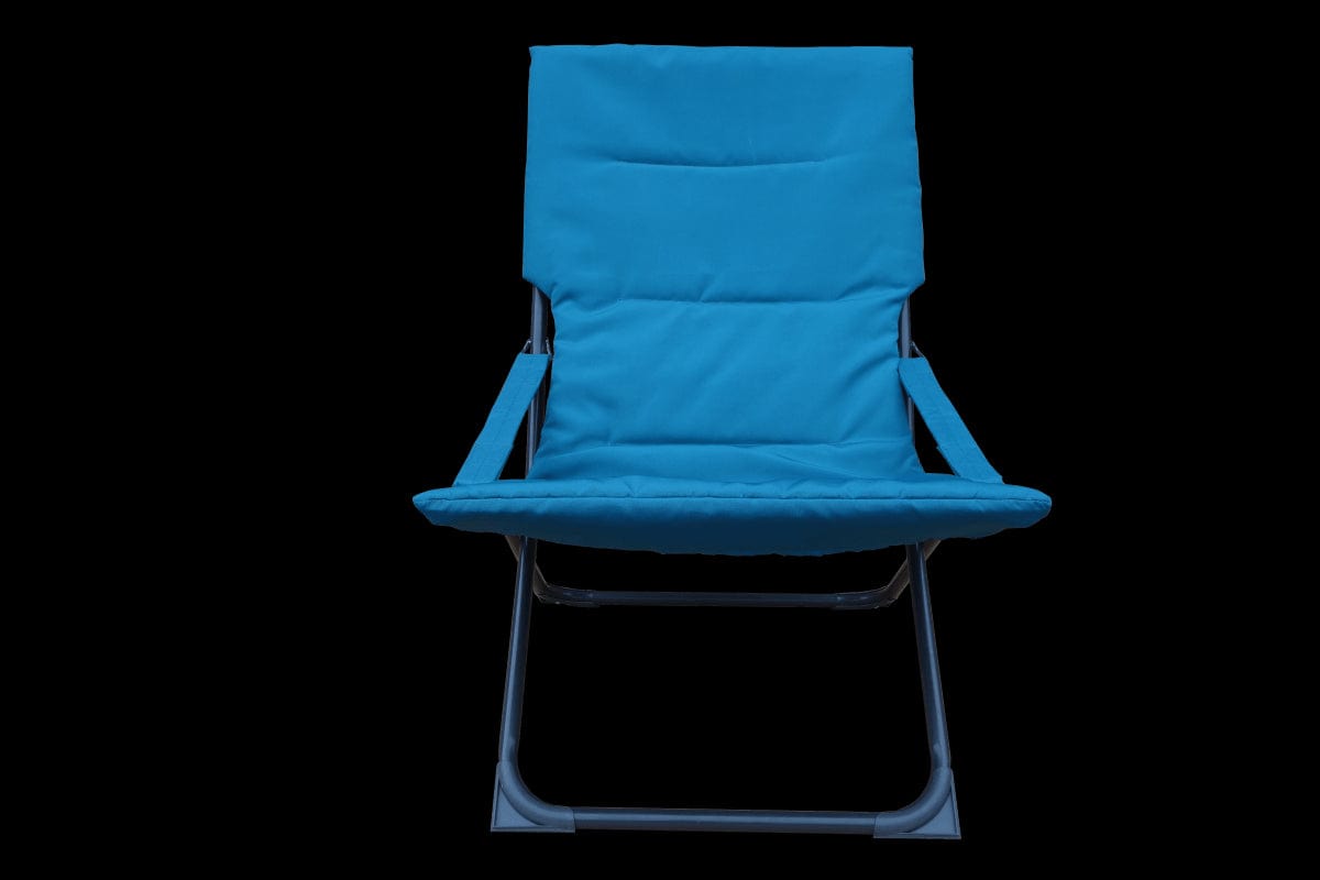 Bricocenter RELAXATION CHAIR MARSELLA Blue, polyester, steel