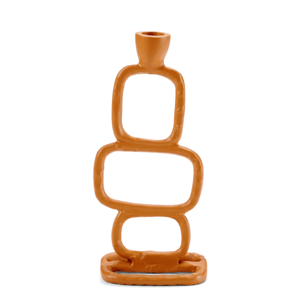 GRAPHIC CANDLESTICK BROWN 23,5