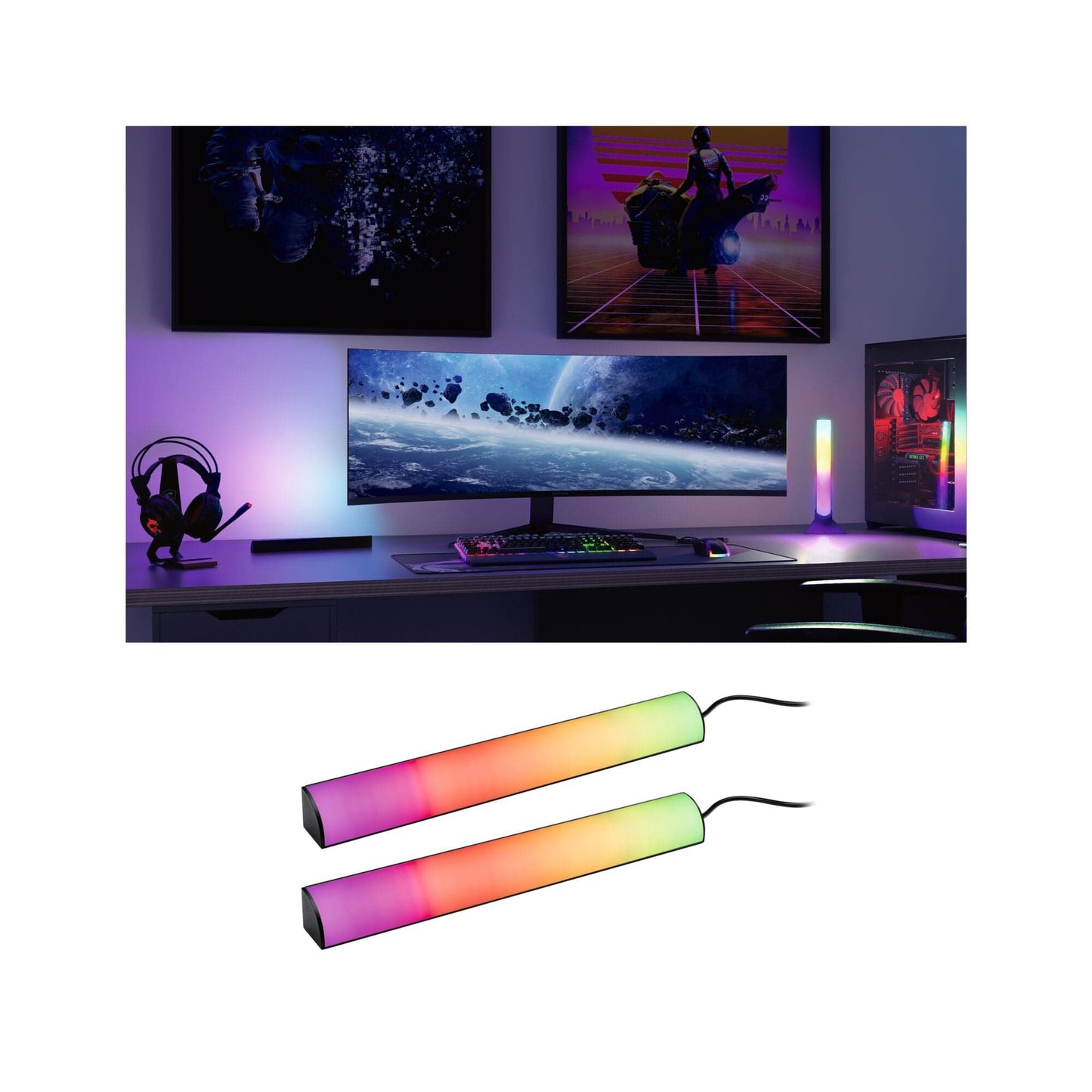 Bricocenter BARRE LUMINOSE 30CM RGB CON USB