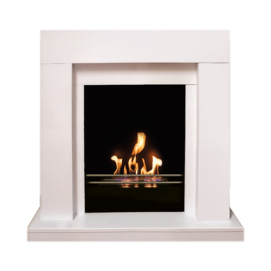 FLOOR STANDING BIO-FIREPLACE CAMOGLI MIS. L 70 H 70 P 30 WOODEN STRUCTURE