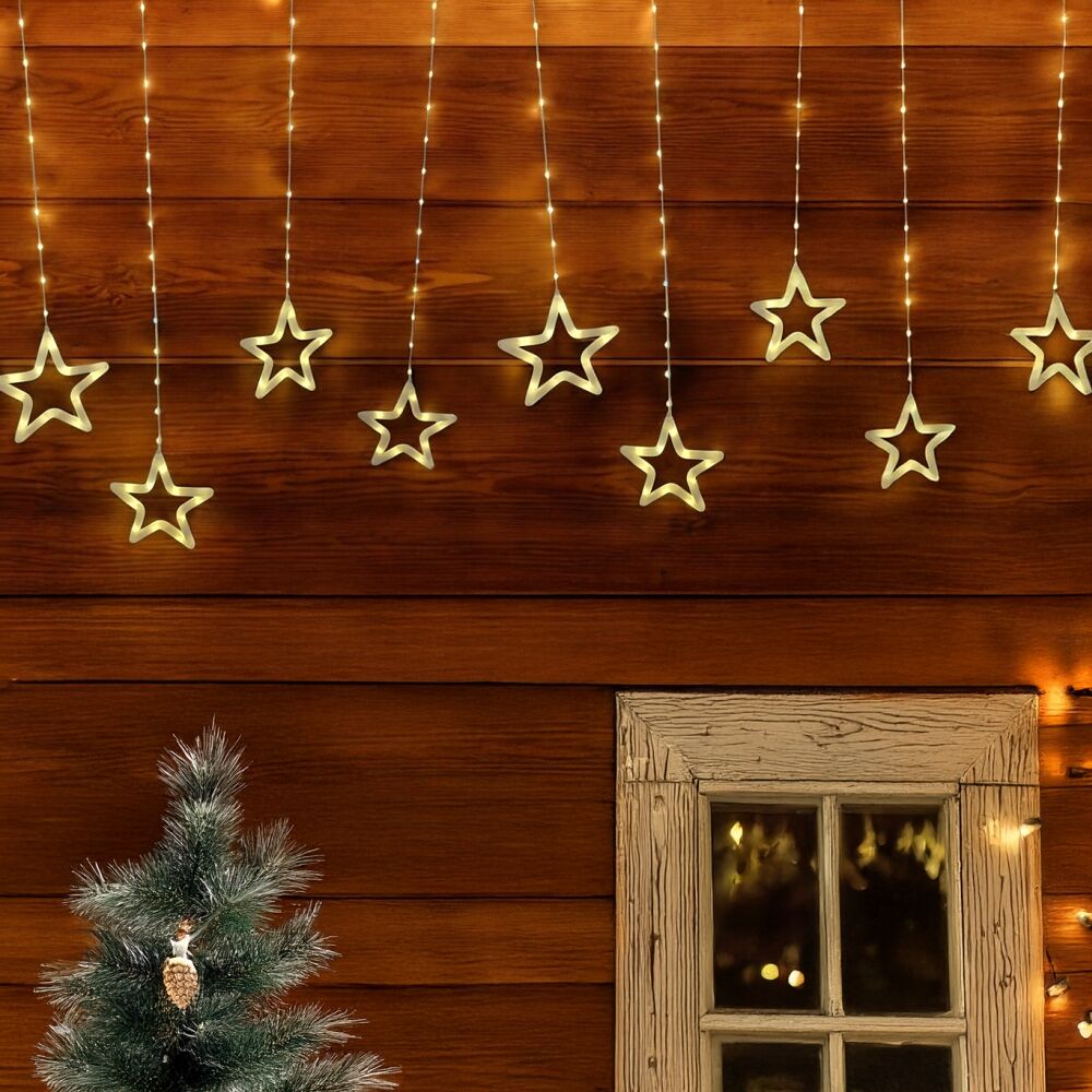 Stelle 392 led bianco caldo flashing freddo 325x115cm
