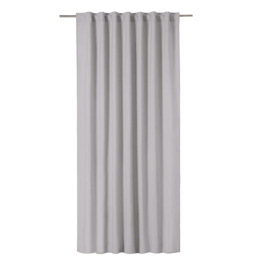 Bricocenter GRANITE GREY POLYCOTTON PHARREL CURTAIN 140X280 CM WEBBING AND CONCEALED LOOP