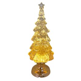 LED GLITTER CHRISTMAS TREE H32CM. ALIMENT
