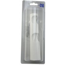 DOUBLE OPEN STAND WOOD WHITE MATT 17CM D28