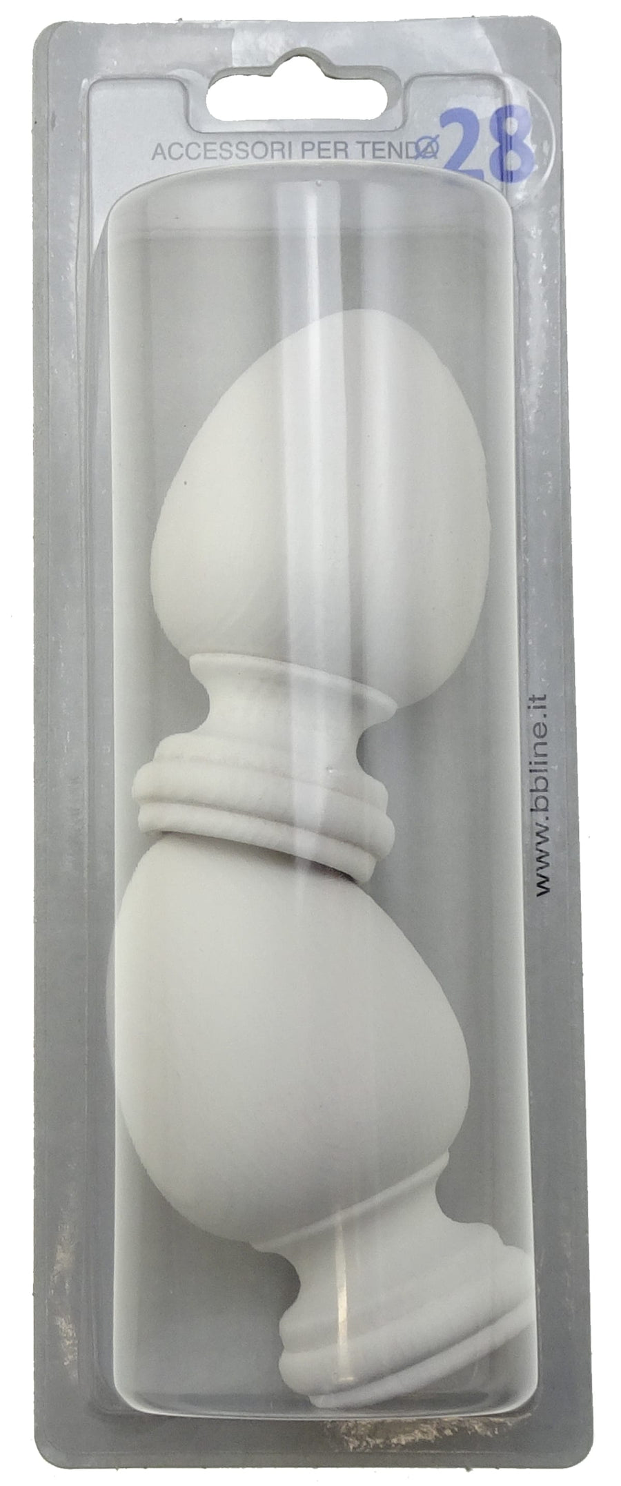 Bricocenter BREST PASOLINI FINIALS WHITE WOOD D28