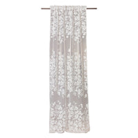 GLADIS WHITE FILTER CURTAIN 140X295CM WEBBING AND CONCEALED LOOP