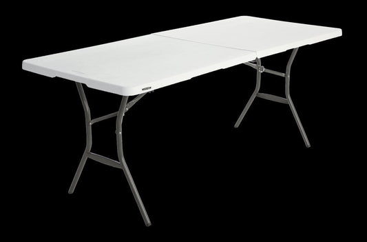 Bricocenter LIFETIME NATERIAL FOLDING TABLE 6 SEATS RECTANGULAR STEEL 76X183XH73.5