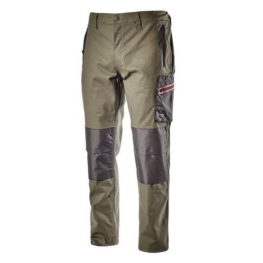 DIADORA UTILITY STRETCH PERFORMANCE PANTS GREEN TG. M