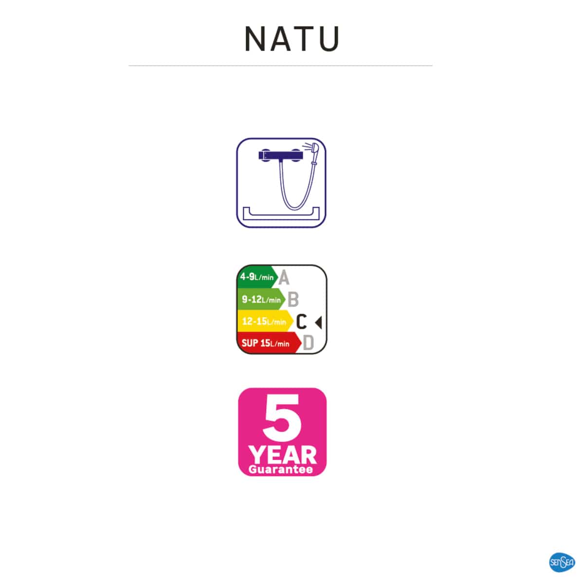 Bricocenter EXTERNAL SHOWER MIXER NATU CHROME