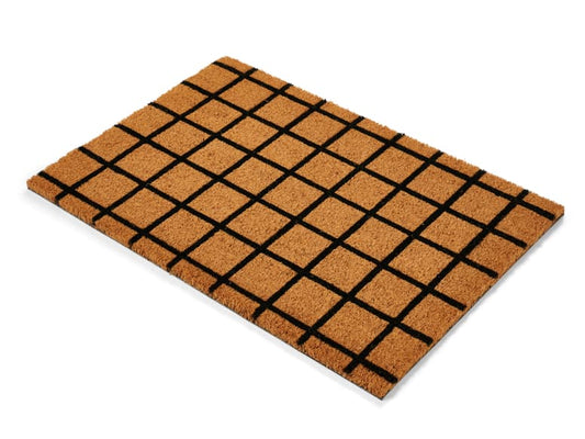 CHECKO Natural doormat, W 40 x L 60 cm