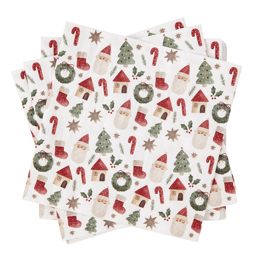 Casa X-MAS VIBE 20 NAPKINS 33X33