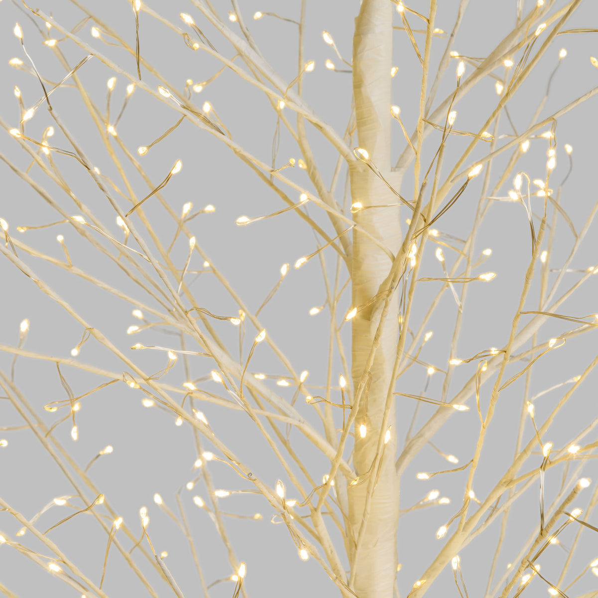 Albero luminoso luce calda tiglio bianco 1120 micro led h200 cm