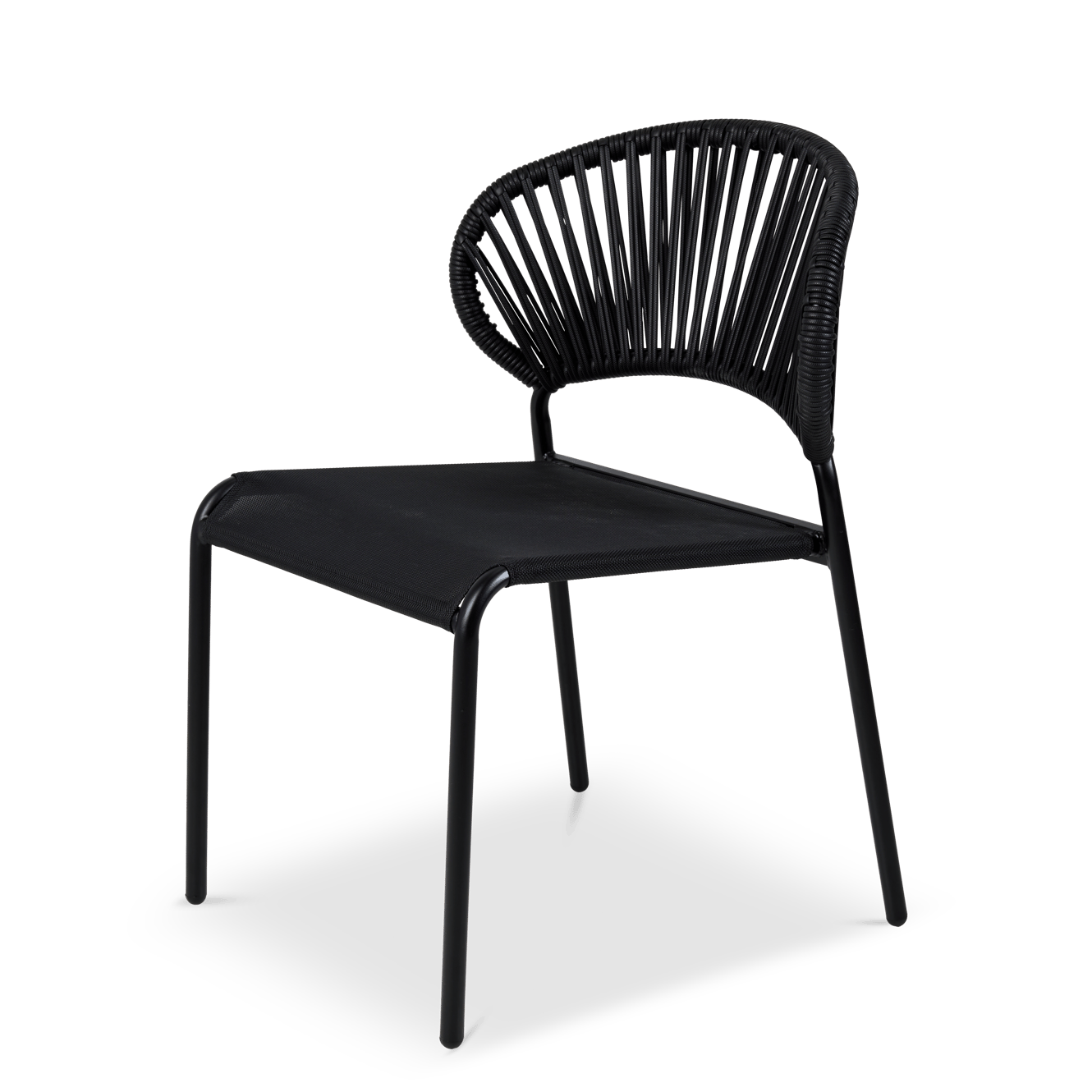 Casa ALVERA STACKING CHAIR BLACK