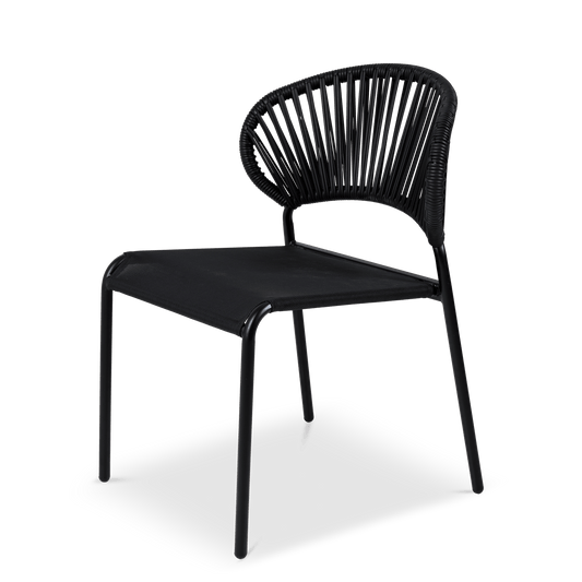 Casa ALVERA STACKING CHAIR BLACK