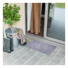 DERBY GREY 40X70 CM POLYP MATTRESS TOWEL