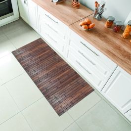 BAMBOO OPEN 50x80 CHOCOLATE CARPET WITH NON-SLIP BOTTOM