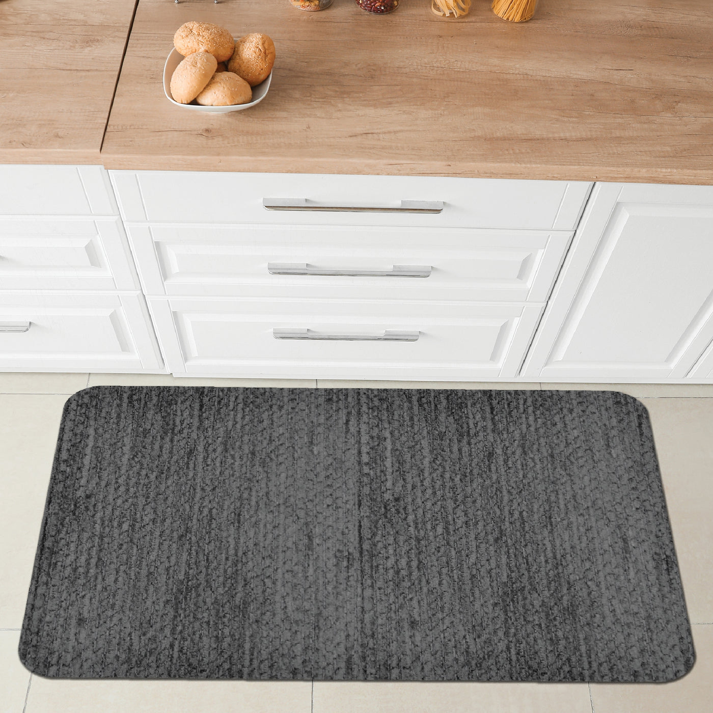 Soft grey mat, 50x75 cm