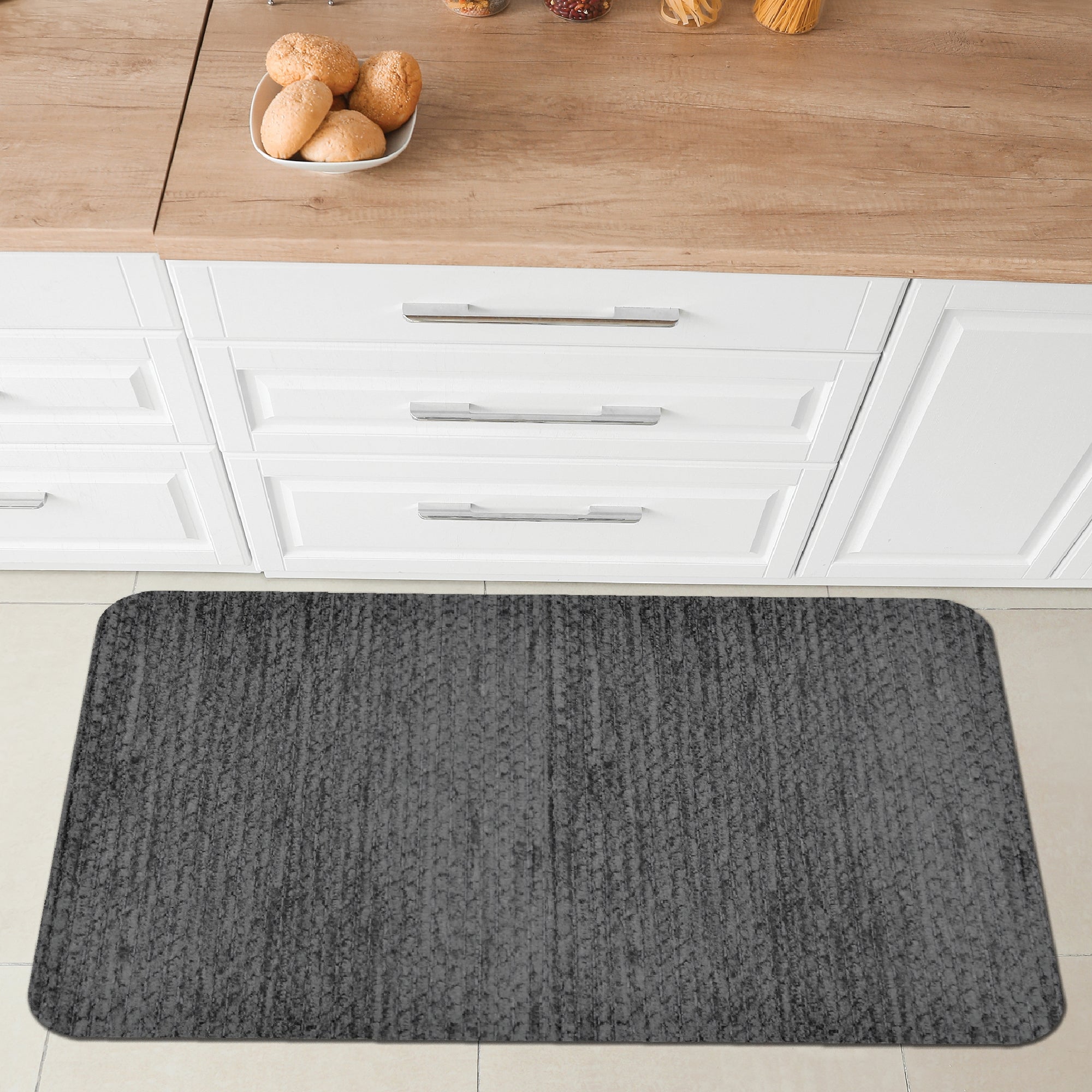 Soft grey mat, 50x75 cm