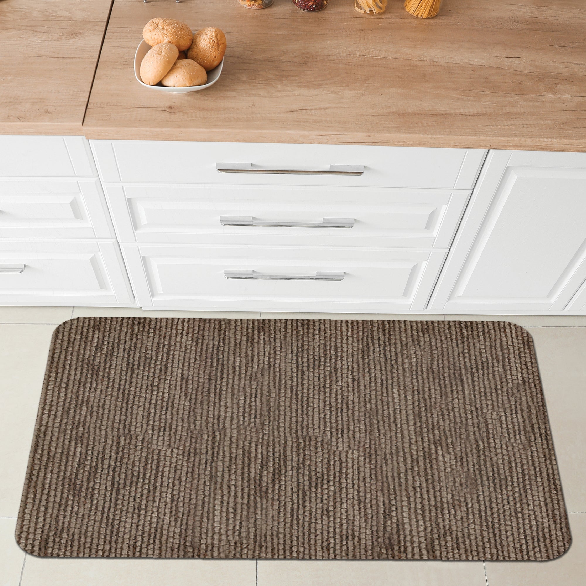 Soft brown mat, 50x75 cm
