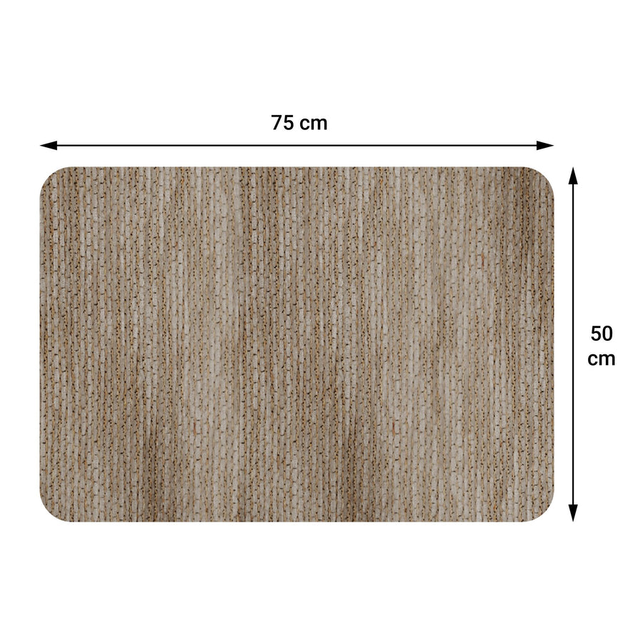 Soave dove-grey rug, 50x75 cm