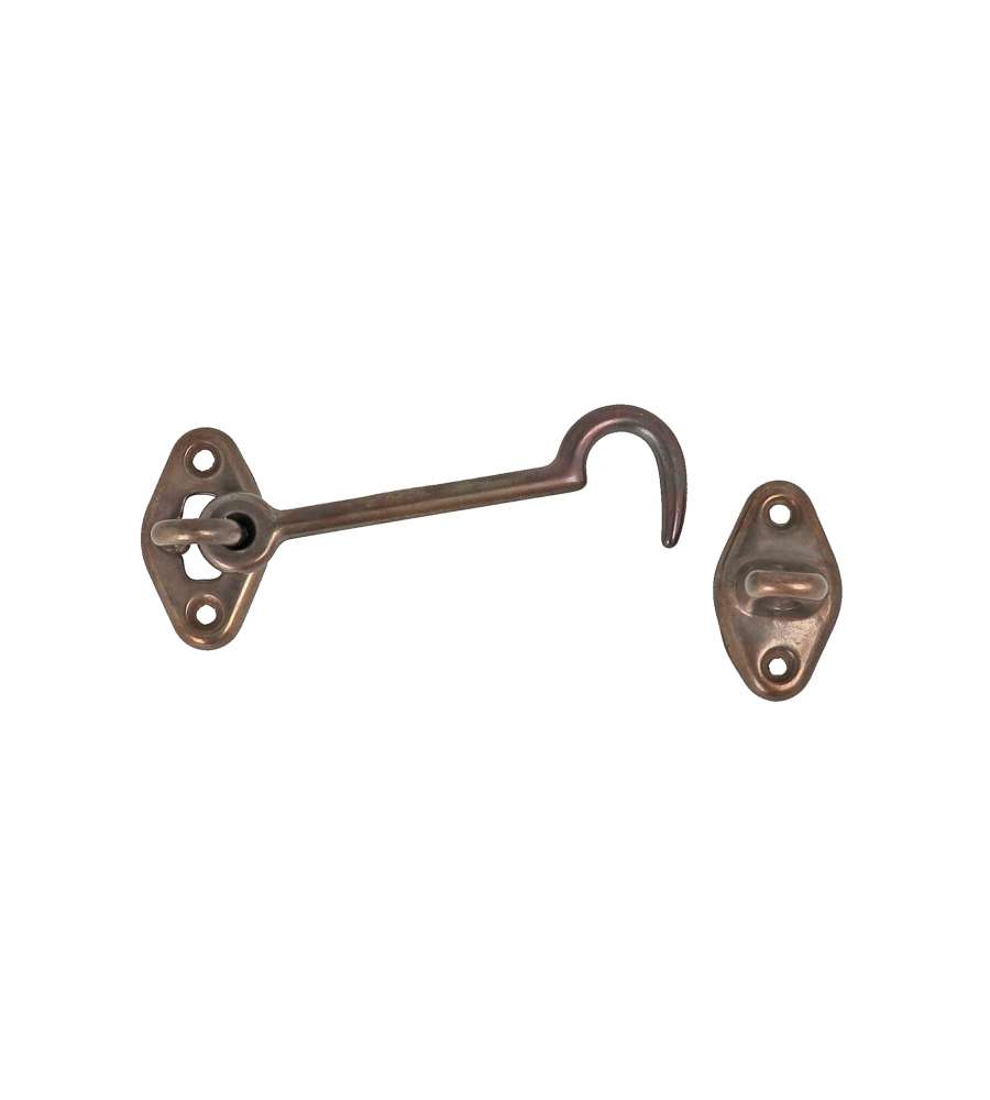 GANCIO FERMAPERSIANA 60MM BRONZO. 2 PEZZ