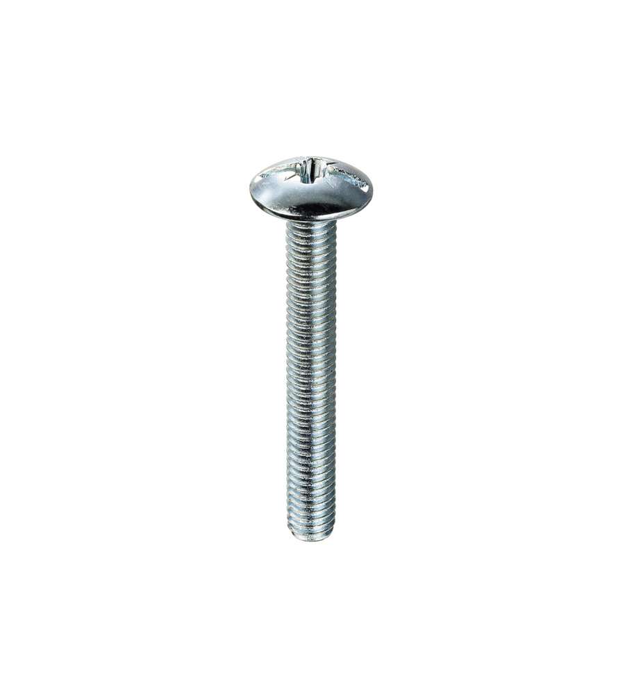 *POZI ZINC B M6 LARGE ROUND HEAD SCREWS