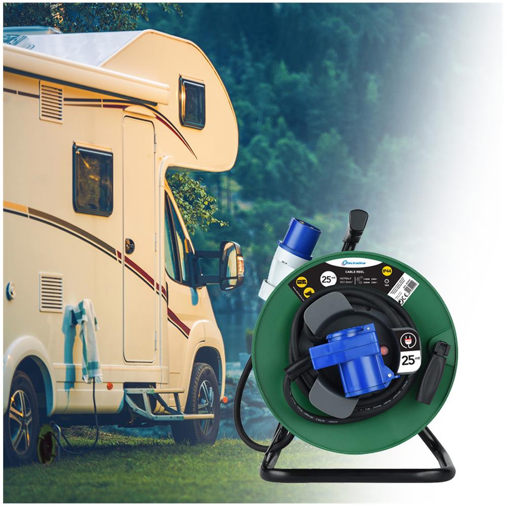 CARAVAN CABLE REEL -WITH CABLE IN GO