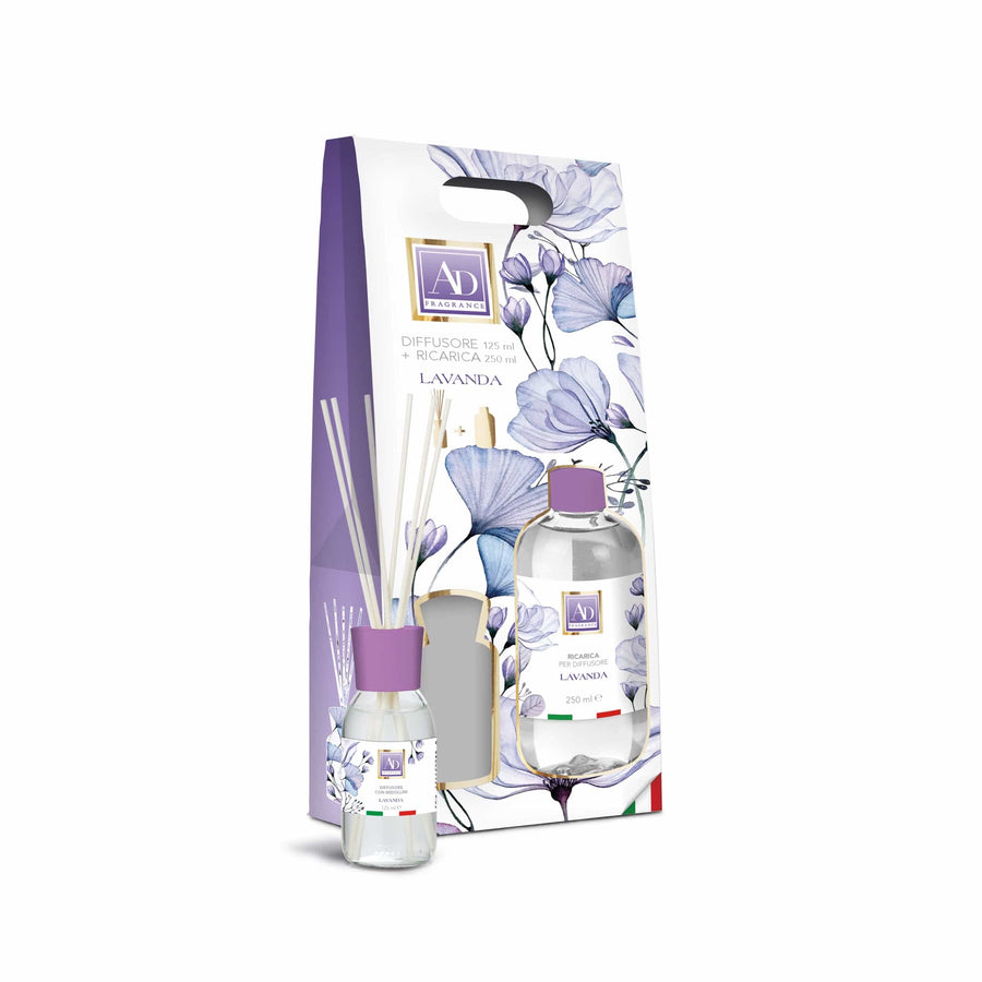 Bricocenter GIFT BOX DIFFUSER 125ML+RICAR 250ML ASSORTED FRAGRANCES