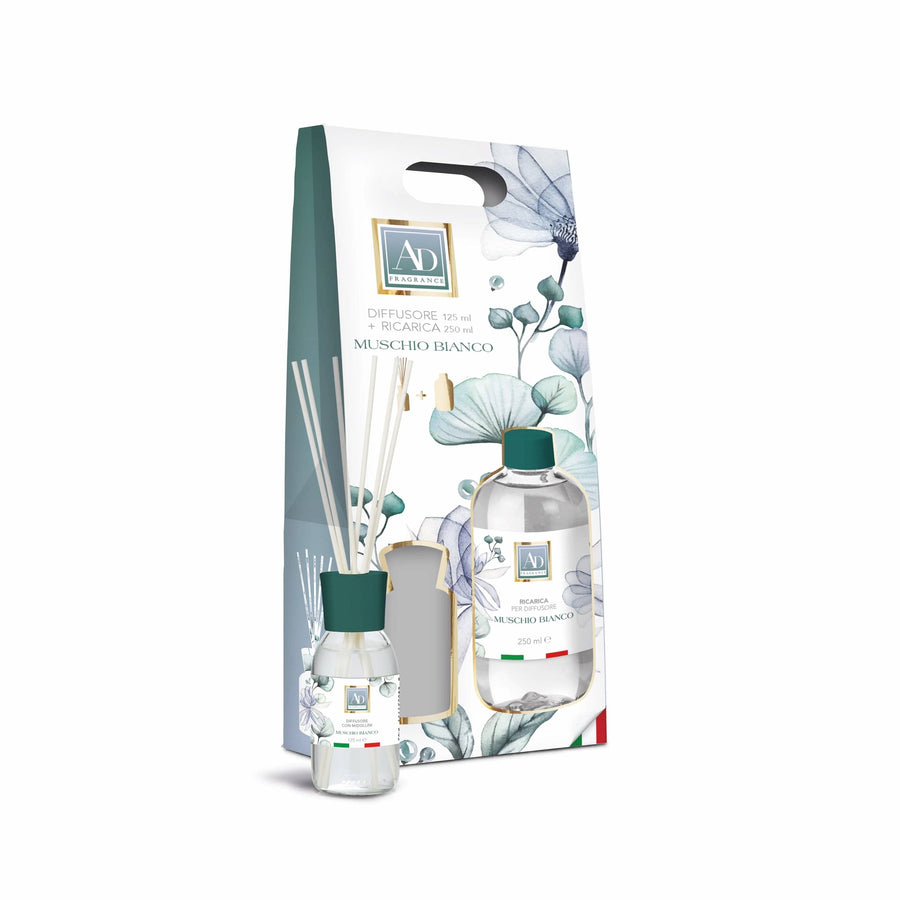 Bricocenter GIFT BOX DIFFUSER 125ML+RICAR 250ML ASSORTED FRAGRANCES