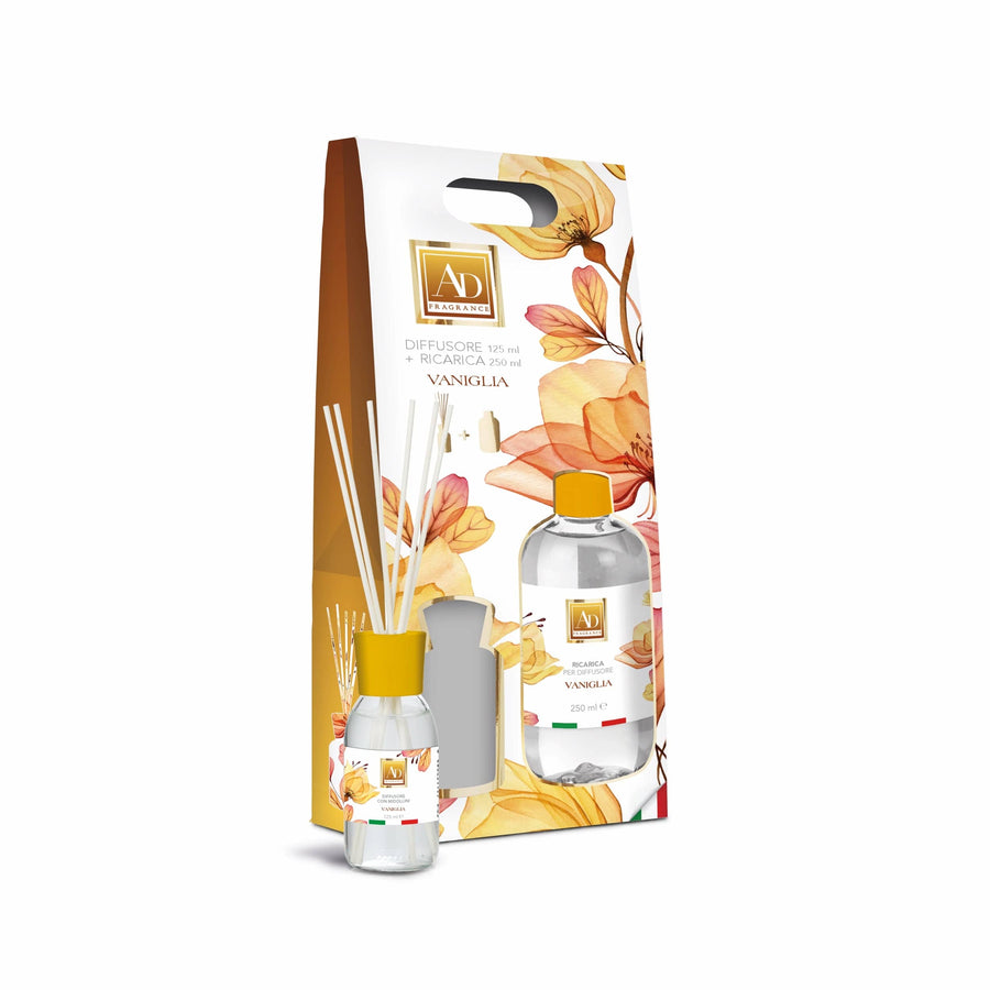 Bricocenter GIFT BOX DIFFUSER 125ML+RICAR 250ML ASSORTED FRAGRANCES