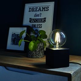 ATENA TABLE LAMP METAL BLACK H10 E27=60W TOUCH