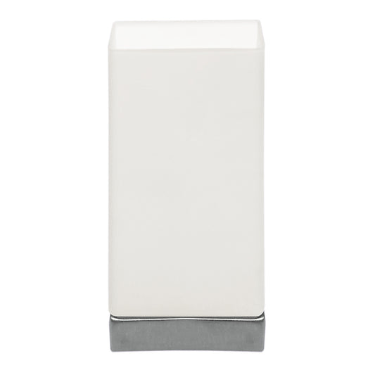 LIBRA TABLE LAMP WHITE GLASS 10X10X2.5CM E27 DIMMABLE TOUCH
