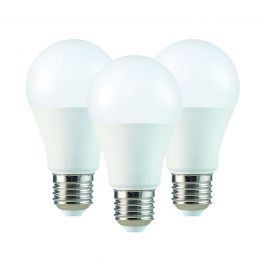 3 LED BULBS SMART FROSTED DROP E27=50W 800LM RGB CCT