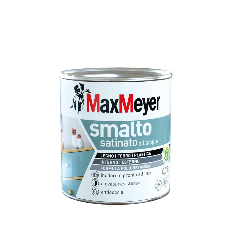 Bricocenter CHOCOLATE SATIN POLYURETHANE WATER ENAMEL 750 ML