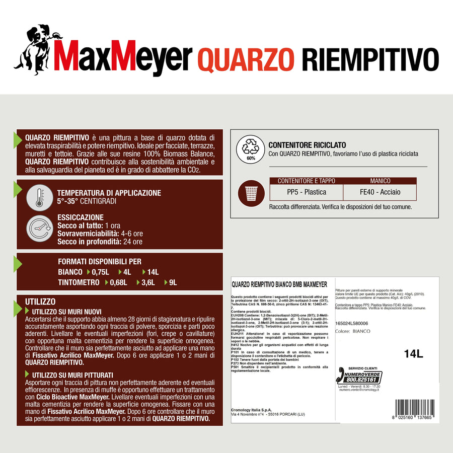 Bricocenter QUARZO RIEMPITIVO ANTIALGA BIANCO 14 LT