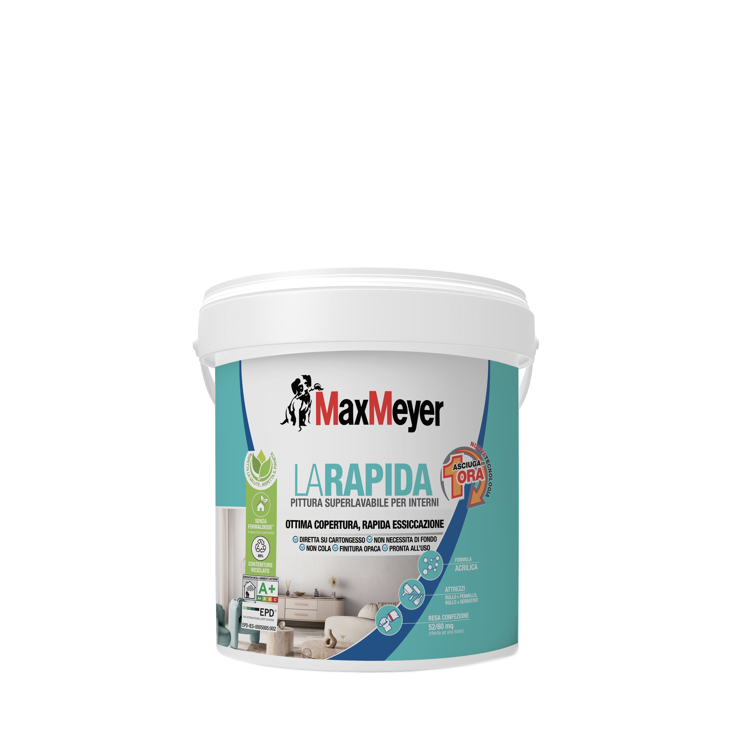 SUPERWASHABLE WHITE QUICK PAINT 4LT
