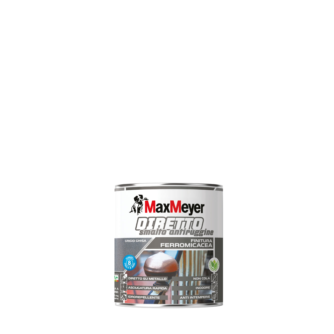 Ferromicaceous grey cast iron rust-proof water-based enamel 0.75lt