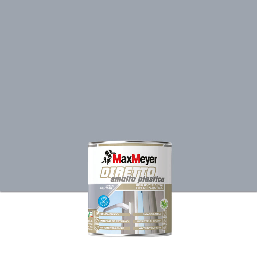 GREY SATIN PLASTIC WATER GLAZE R7040 MM 500ML