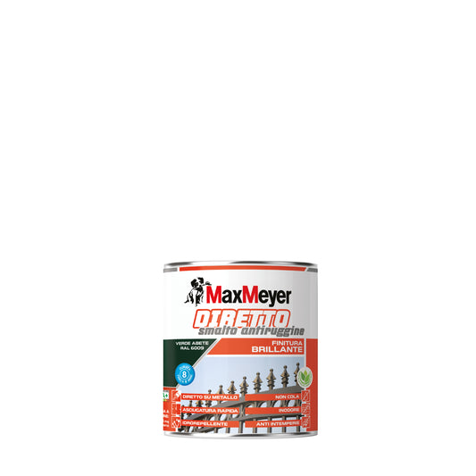 Glossy fir-green water-based anti-rust enamel R6009, 750ml