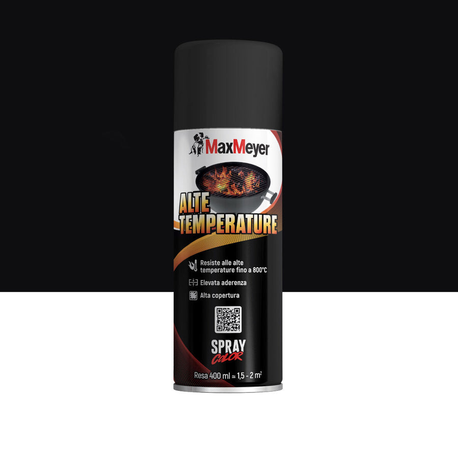Spray alte temperature nero r9005 400ml