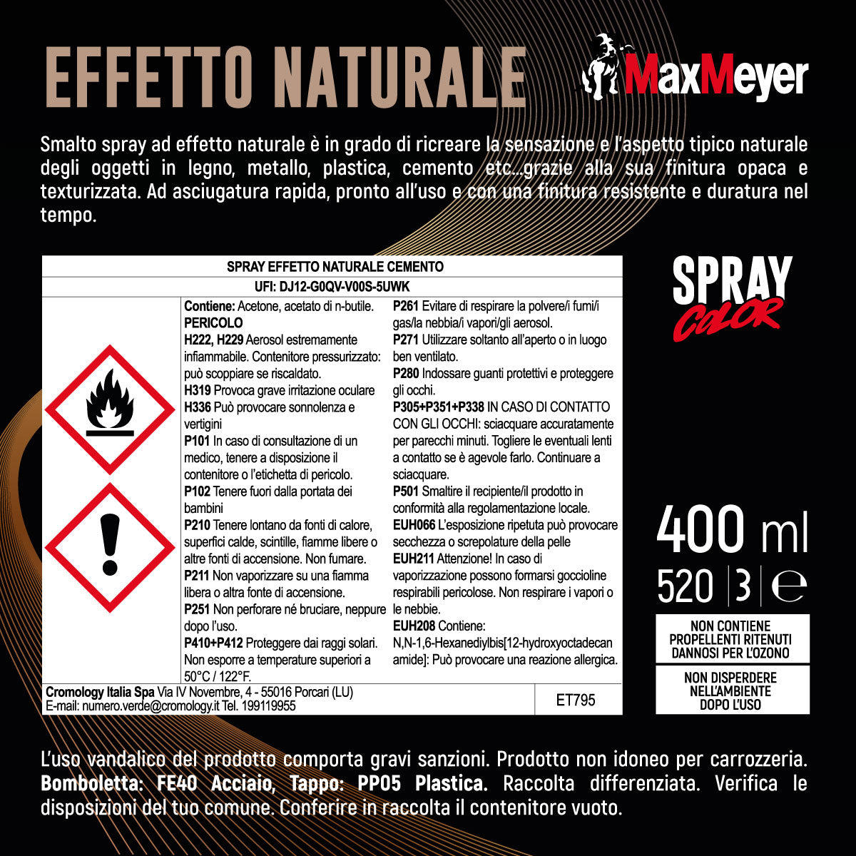 CEMENT NATURAL EFFECT SPRAY 400ML