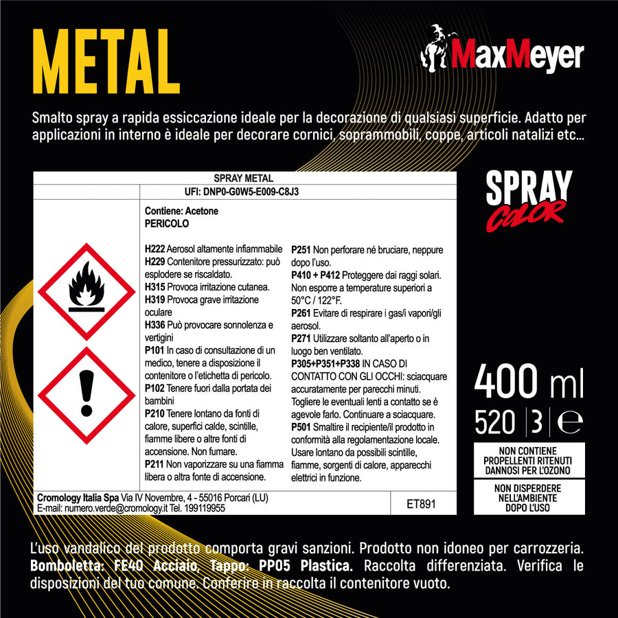 GOLD METAL SPRAY 400ML