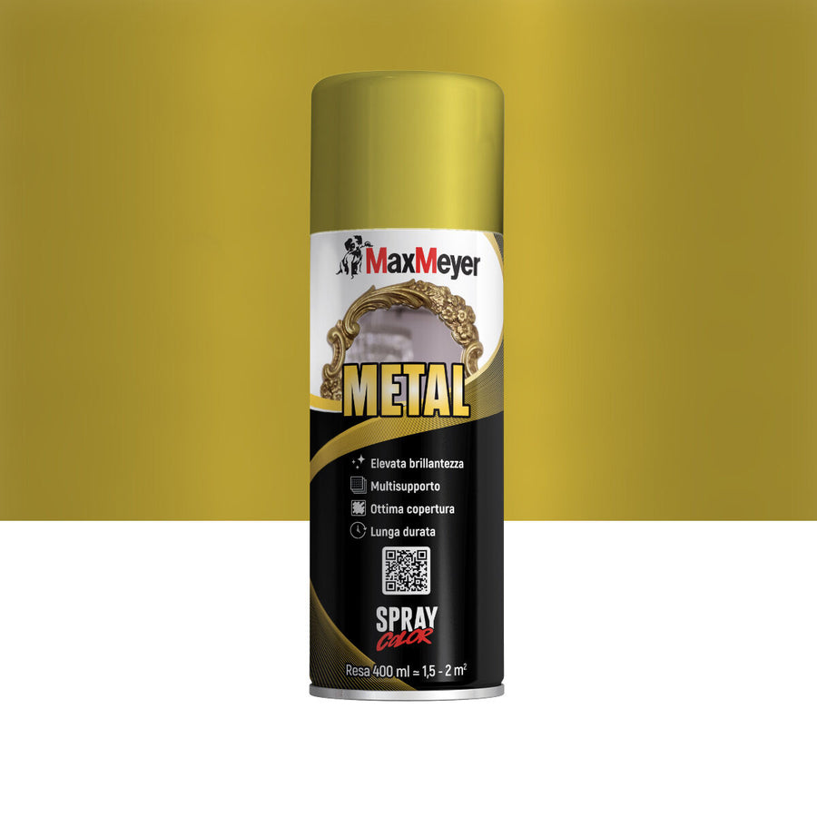 Spray metal cromato oro 400ml